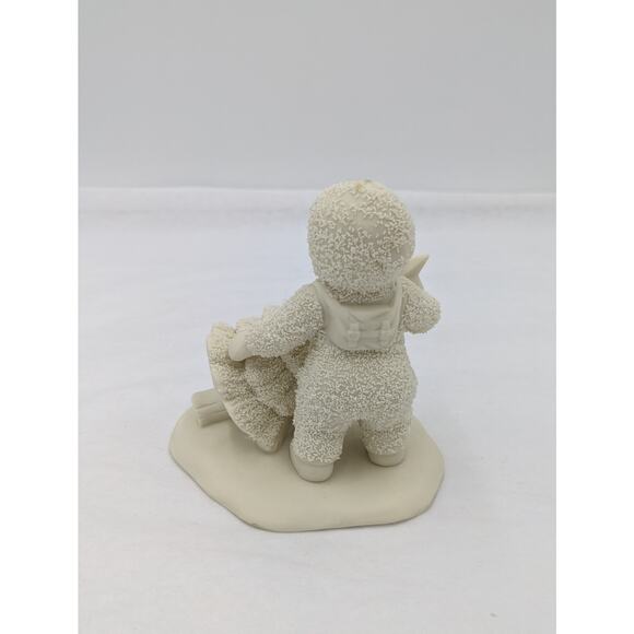 Snowbabies Depart 56 Retired Carrying A Christmas Tree I'll Put Up The Tree! - Picture 11 of 11